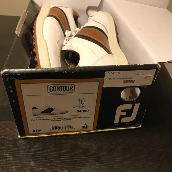 Footjoy Contour golf shoes size 10 - Picture 4 of 7